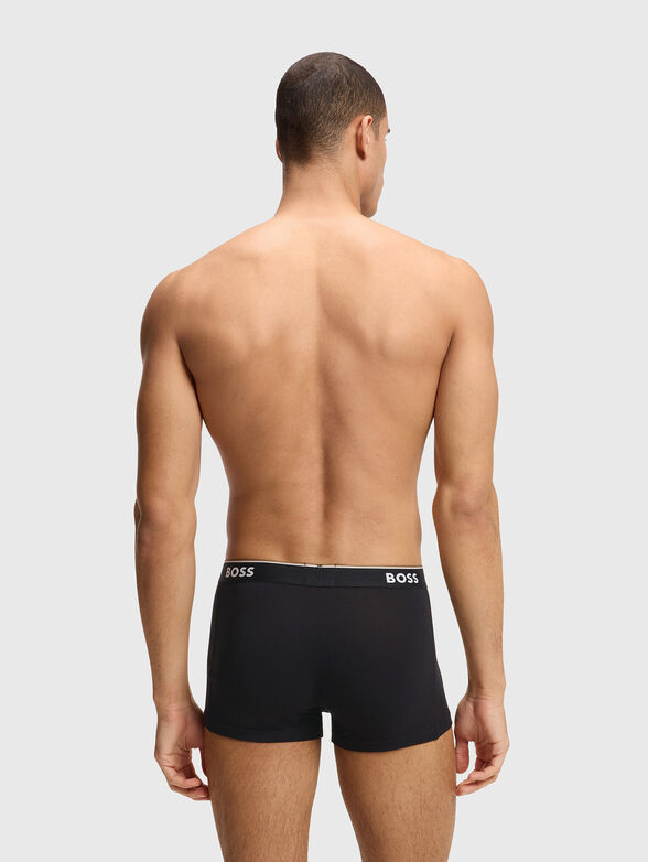 Set of three pairs of boxer shorts with a logo - 3