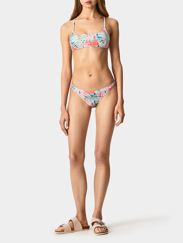 BONNIE bikini top with floral print - 3