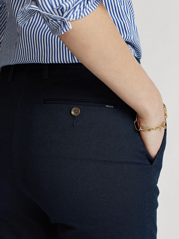 Dark blue slim pants - 3