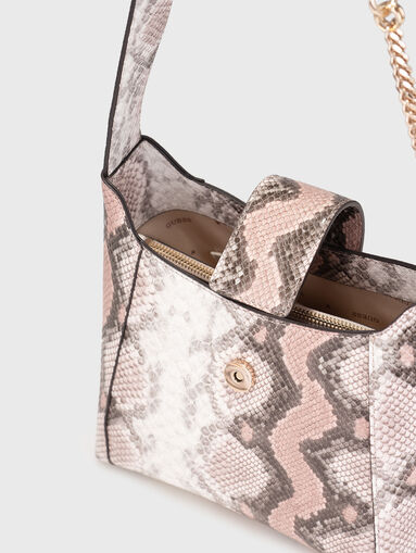 JANE animal print hobo bag - 5