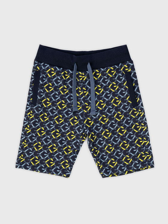 Shorts with monogram print - 1
