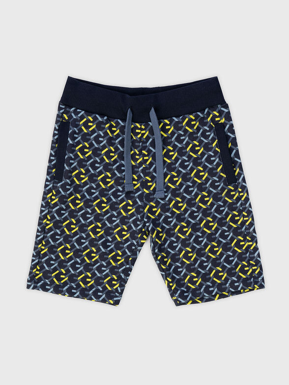 Shorts with monogram print - 1