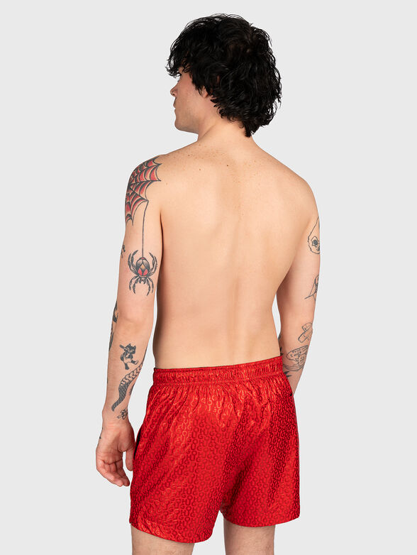 Beach shorts with monogram logo print - 2