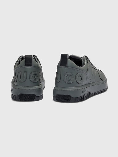 KILIAN grey sneakers with logo detail - 4