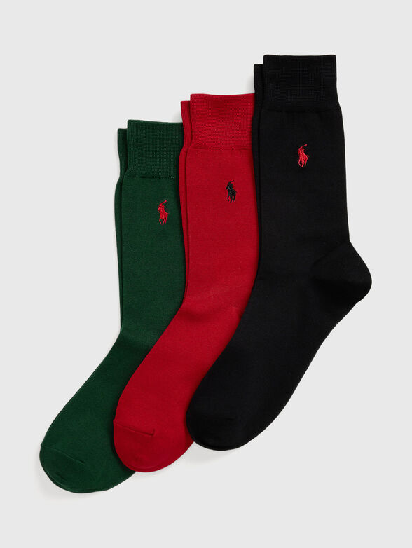 Set of three pairs of socks - 0