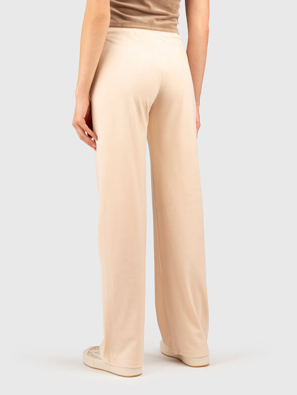 Velvet sports trousers  - 2