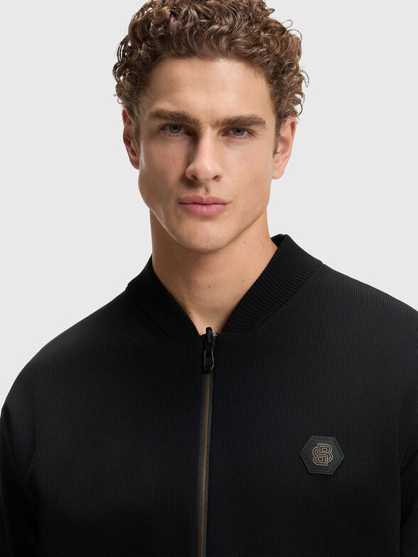 Bomber jacket with logo detail - 4