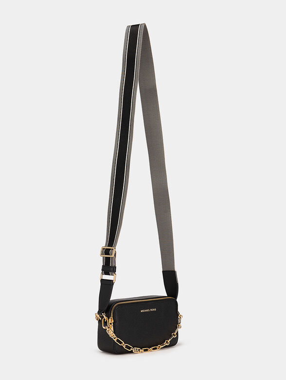 CAMPA crossbody black bag with logo accent - 2