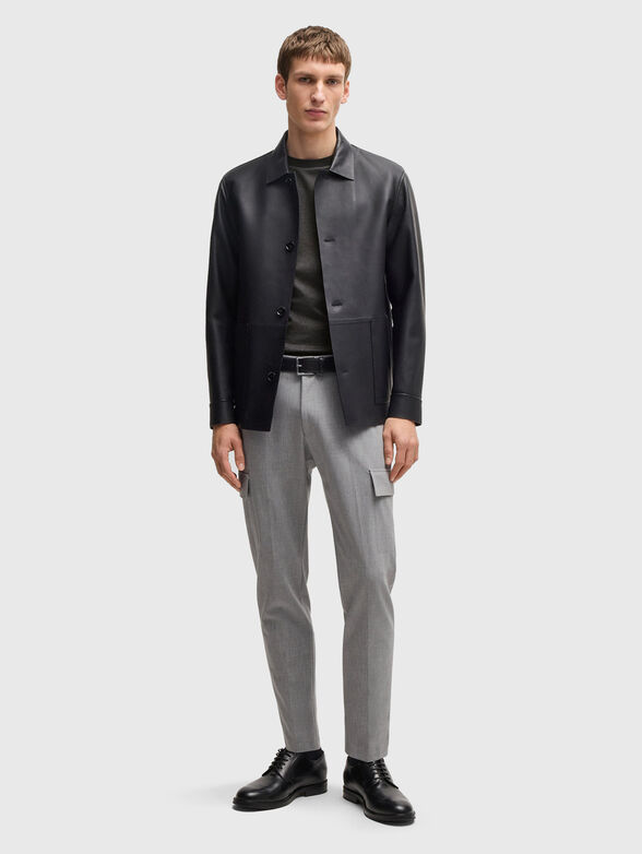 Cotton T-shirt with oval neckline - 2