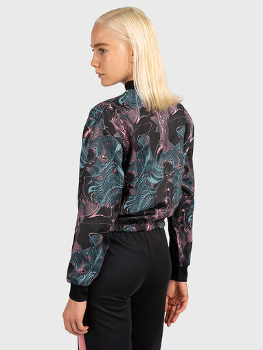 DEVO cropped sweatshirt with galaxy print - 3