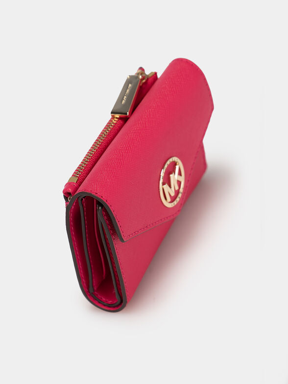 Small purse with golden logo element - 4