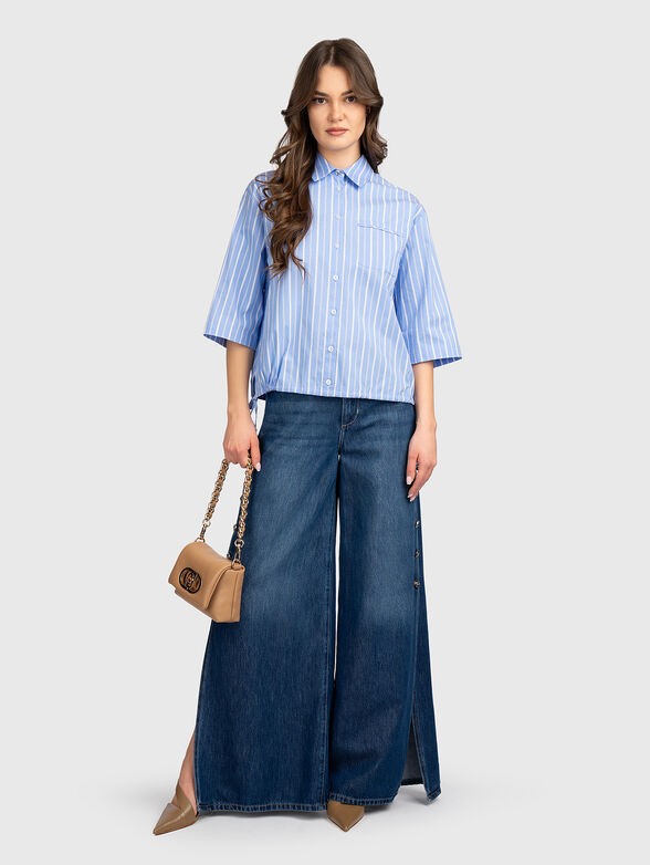 Striped shirt with pocket - 2