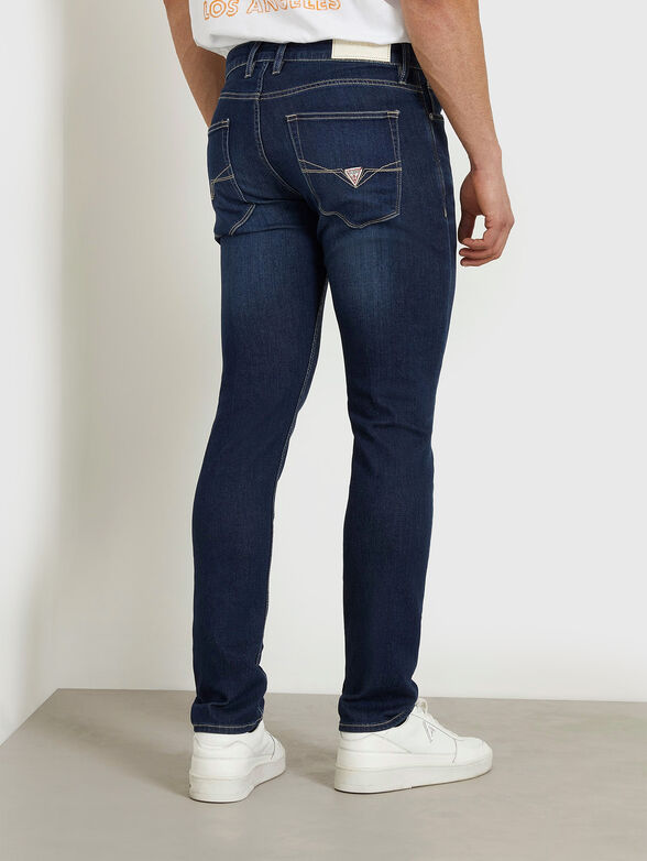Slim fit jeans in dark blue - 2
