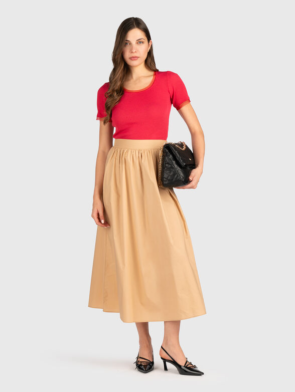 T-shirt with sheer details - 2