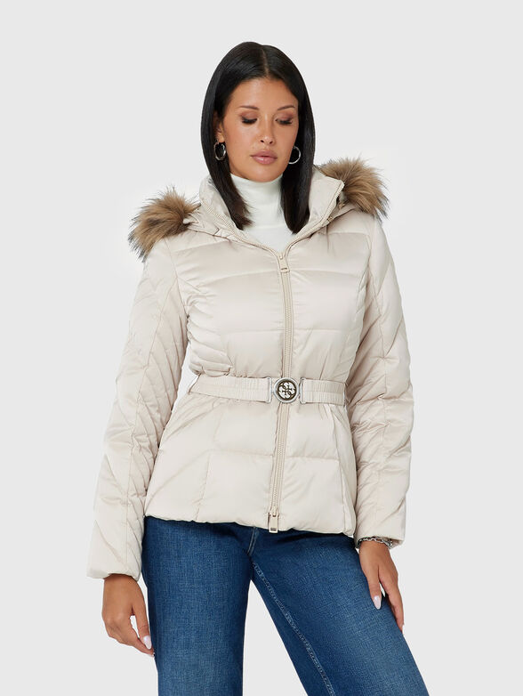 NEW OLGA padded jacket with belt - 1
