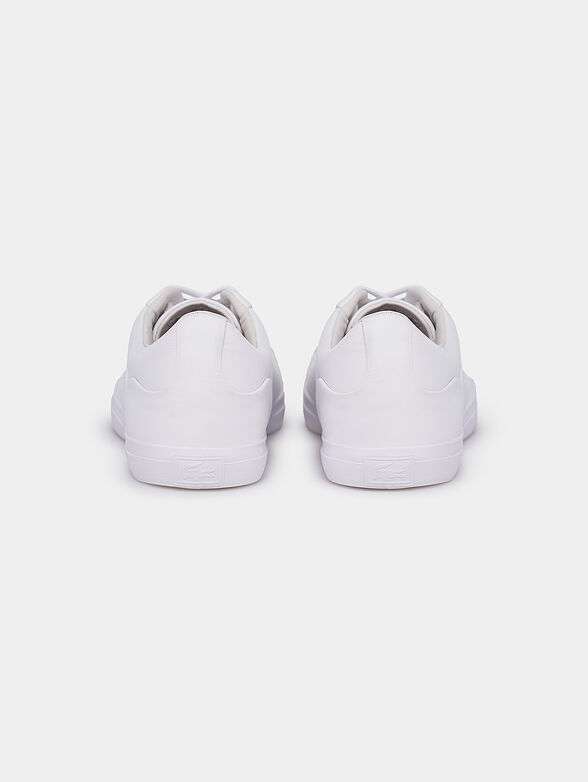 LEROND White leather sneakers - 4