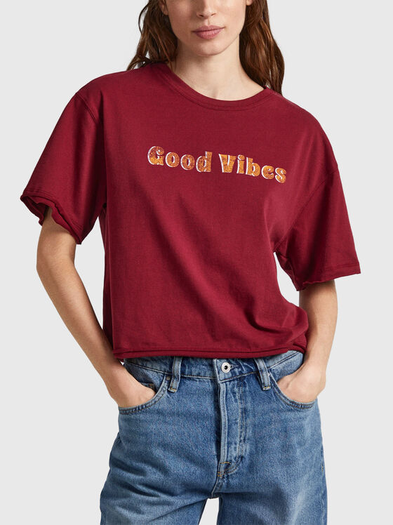 CONNIE T-shirt with inscription - 1