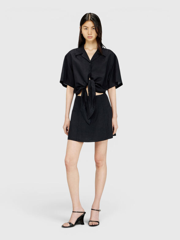 D-STALL dress with accent ties - 1
