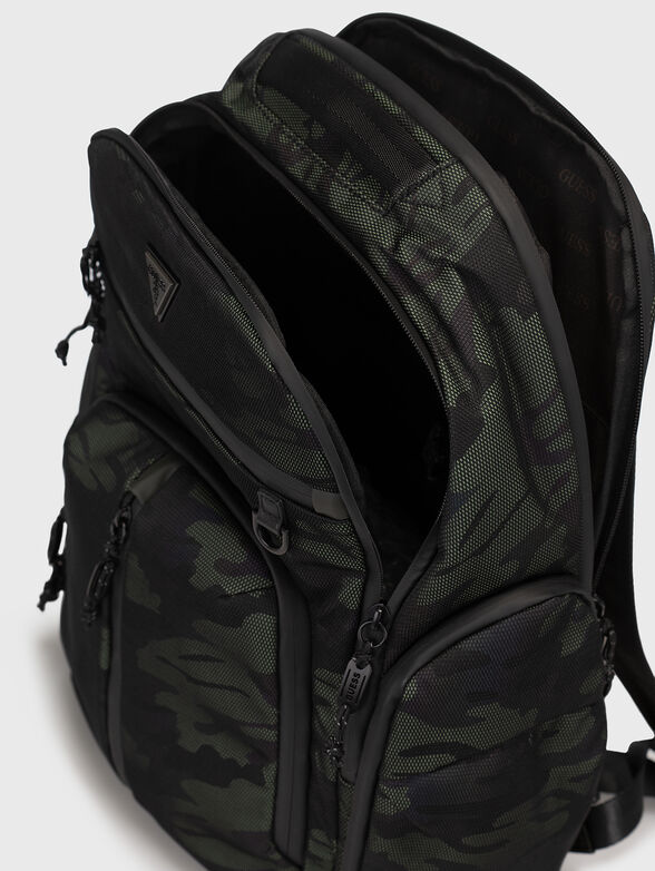 Camouflage backpack with pockets - 5