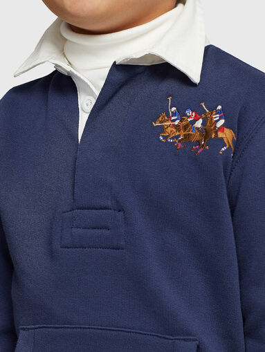 Embroidered polo shirt  - 3
