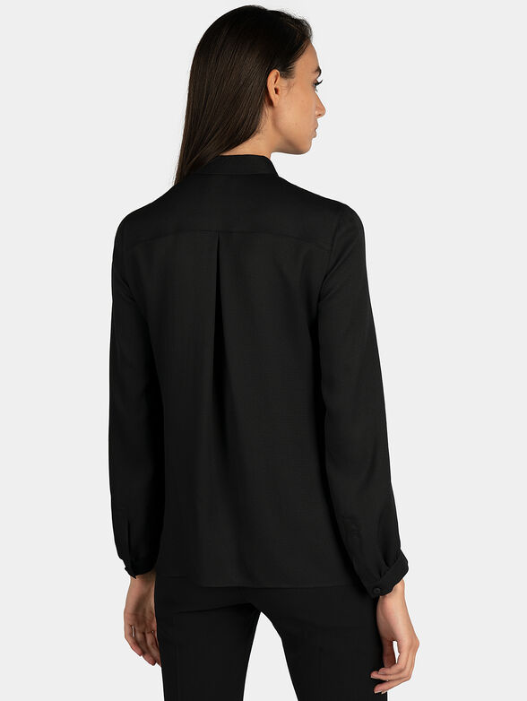 Textured mixed-silk shirt - 3