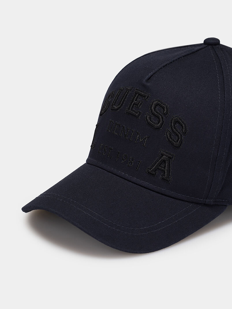 Black baseball cap with logo - 3