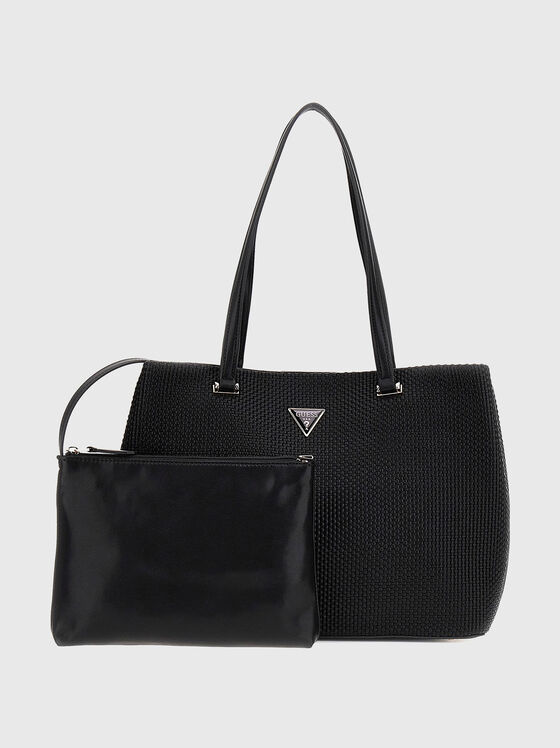 Beige bag with pouch - 1