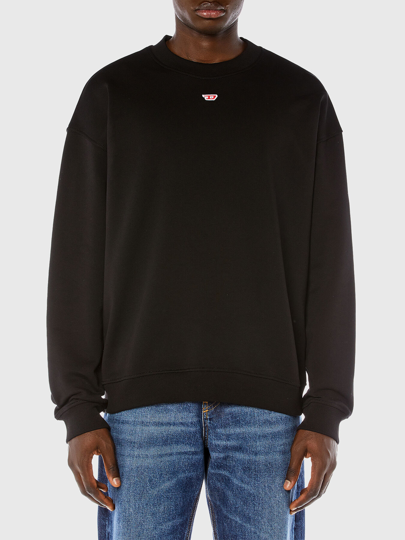 S-BOXT-D sweatshirt with logo brand DIESEL