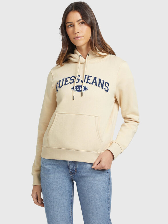 Logo hooded sweatshirt - 1
