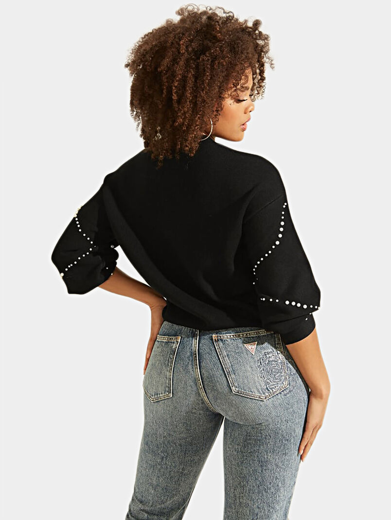 GINNY Sweater with pearls - 3