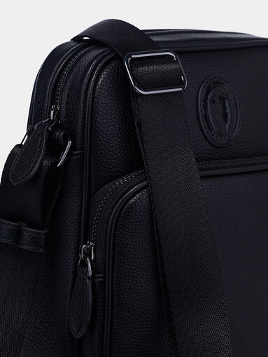 Crossbody bag with logo patch - 5