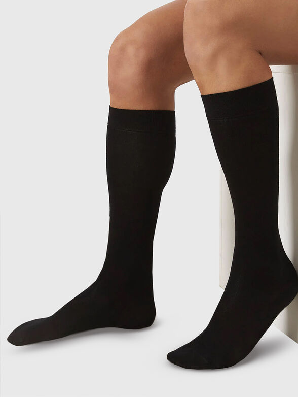 Set of three pairs of black socks - 2