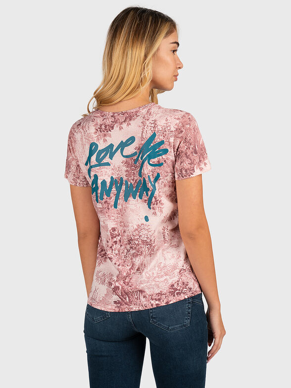 T-shirt with embossed maxi logo - 3