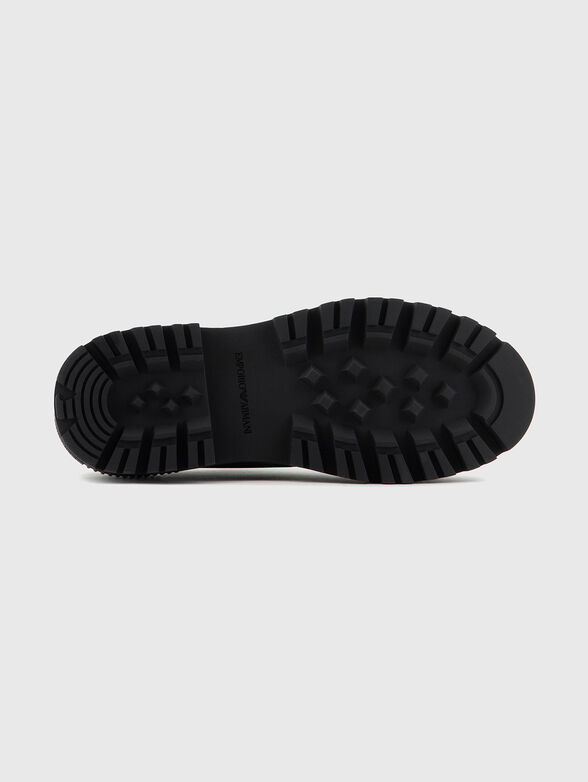 Leather derby shoes - 5