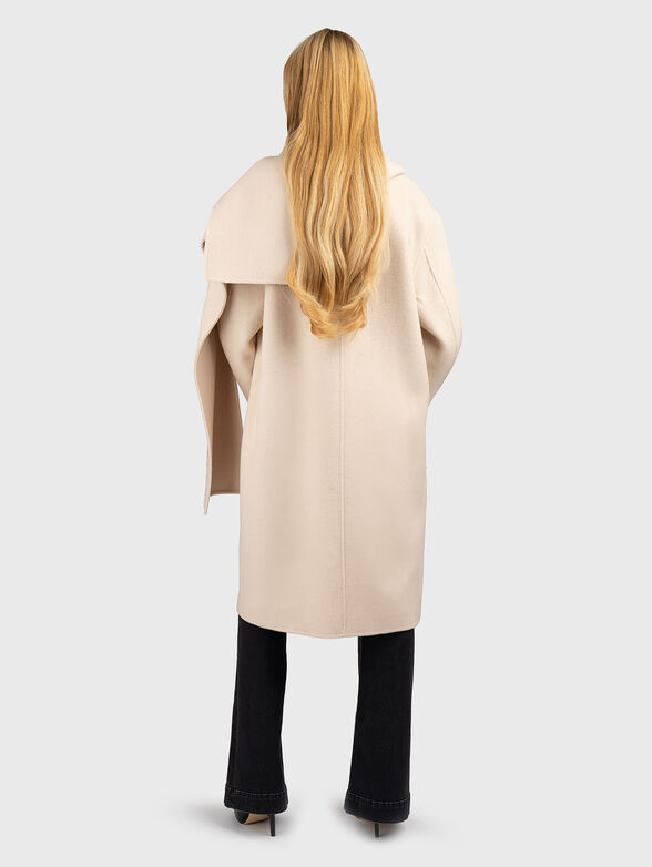 Wool blend coat with double-breasted fastening - 3