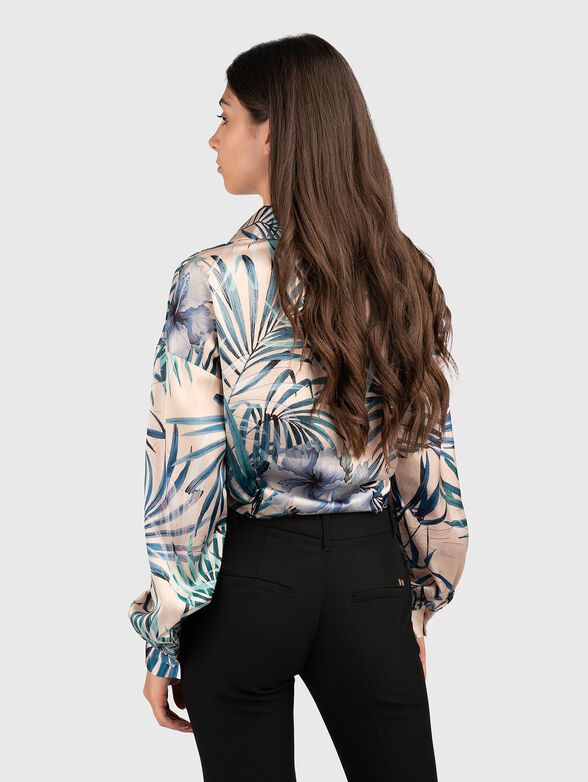Shirt with floral print  - 3