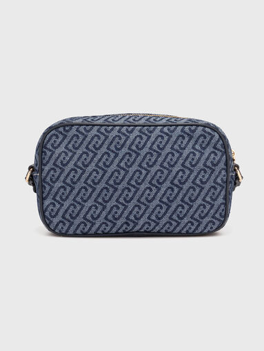 Small jacquard denim crossbody bag - 3