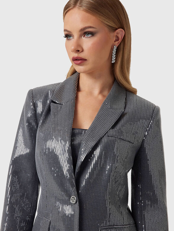 Blazer with sequins - 4