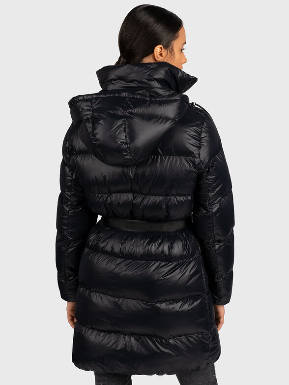 PHYLISS padded jacket with belt - 2