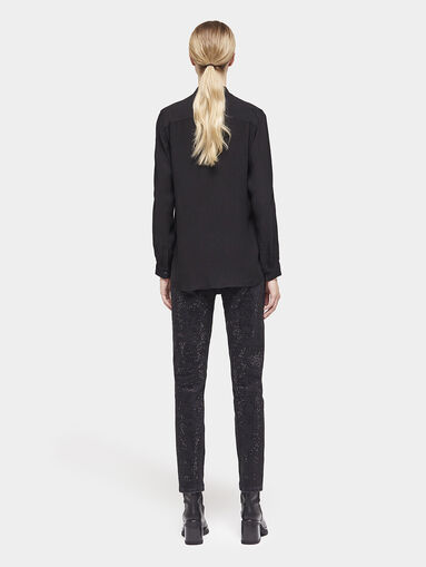 Shirt with shiny appliqués - 3