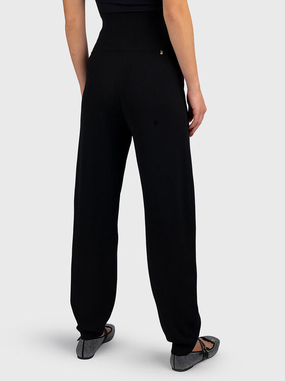High waisted viscose blend trousers - 2
