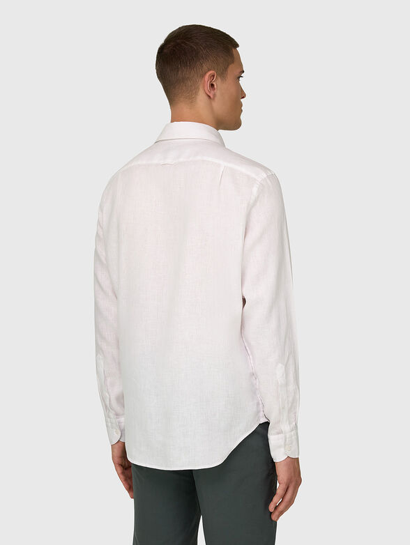Long-sleeved linen shirt - 3