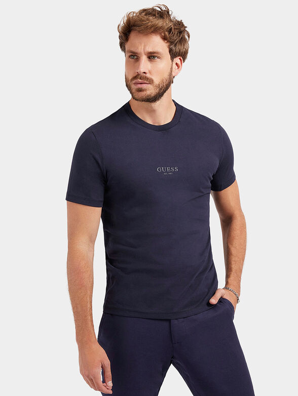 AIDY black T-shirt with logo - 1
