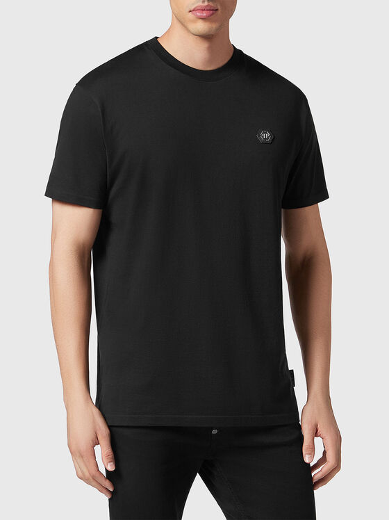 HEXAGON logo print T-shirt  - 1