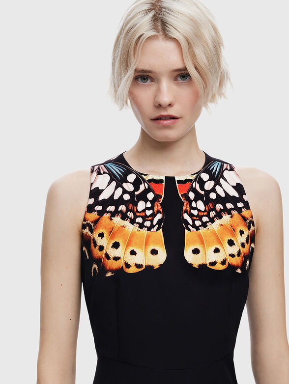 Dress with multi-colored details - 4