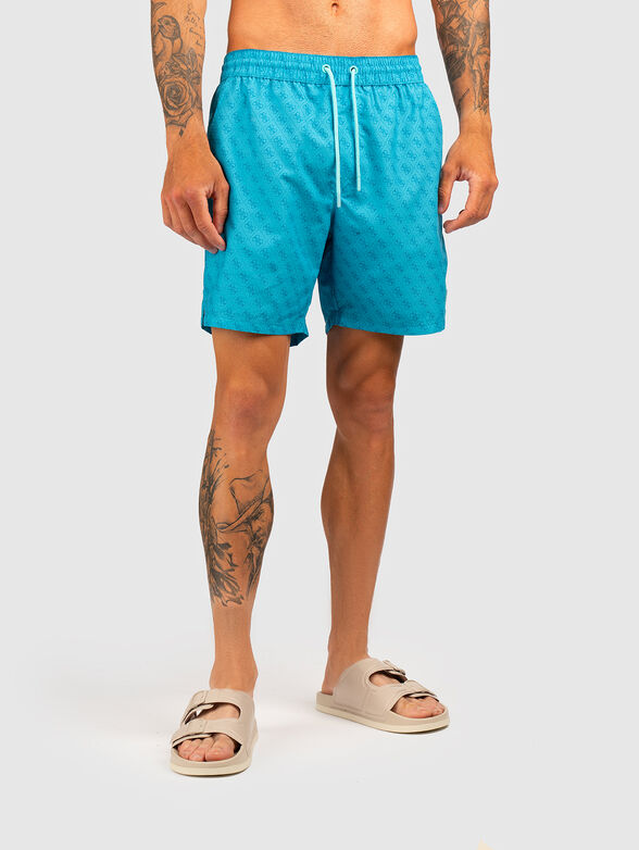 Beach shorts with print - 4