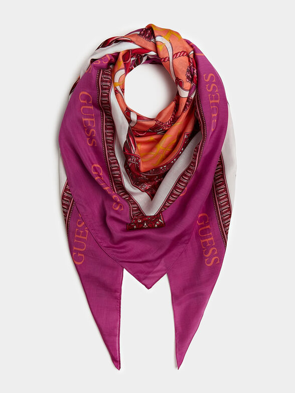 Scarf with print - 1