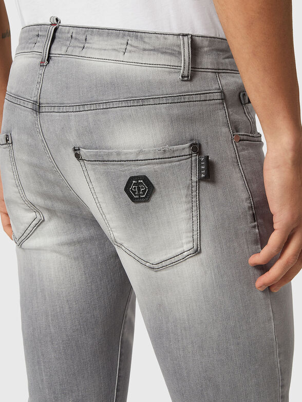 Slim fit cotton jeans - 3