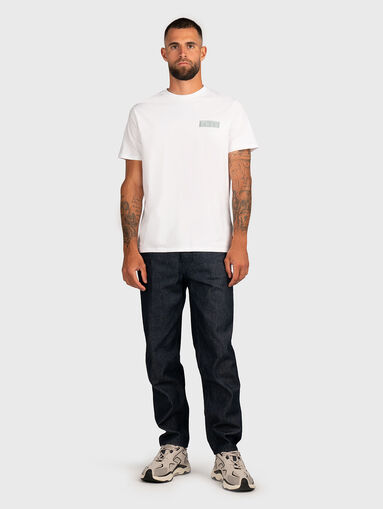 Cotton T-shirt with accent back - 5