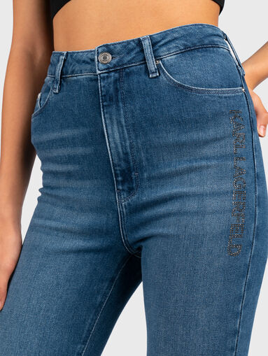 Skinny jeans with rhinestone detail - 5